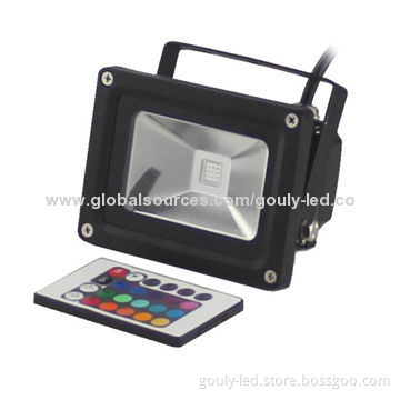 LED floodlights with 10W multiple color and 85-265V voltages